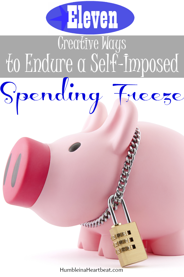 In need of some ideas to get you through a period of no spending? These ideas will shift your focus from spending money to being content with what you have.