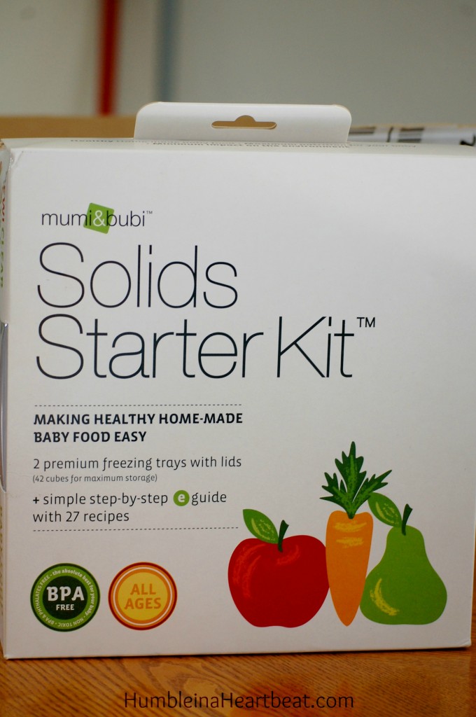Spend some time once a month whipping up homemade baby food, freeze it, and then don't worry about it! It's really simple to freeze your baby food with the Mumi&Bubi Solids Start Kit!