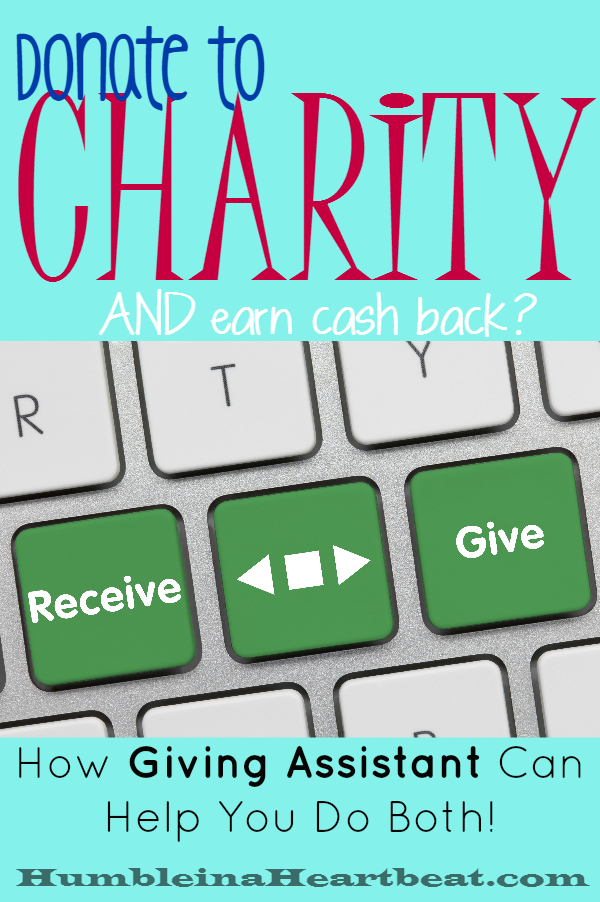 Earn cash back by shopping through Giving Assistant and choose how much you'd like to donate from your earned cash back to a charity of your choice! Giving back is seriously as easy as the click of a button now!