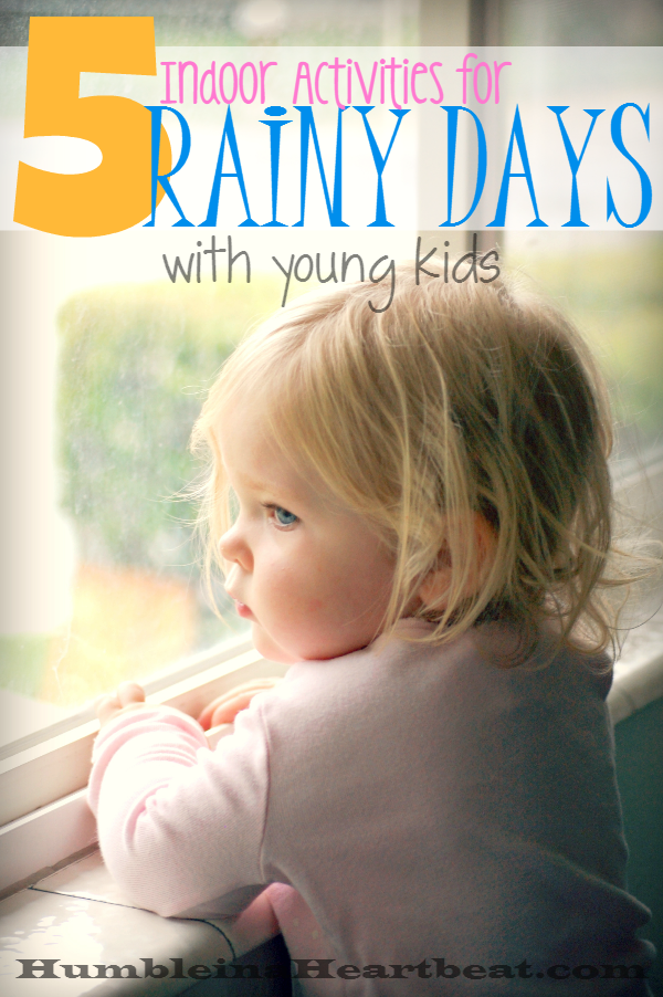 When the sun isn't shining, these activities will be a delight for your toddler!