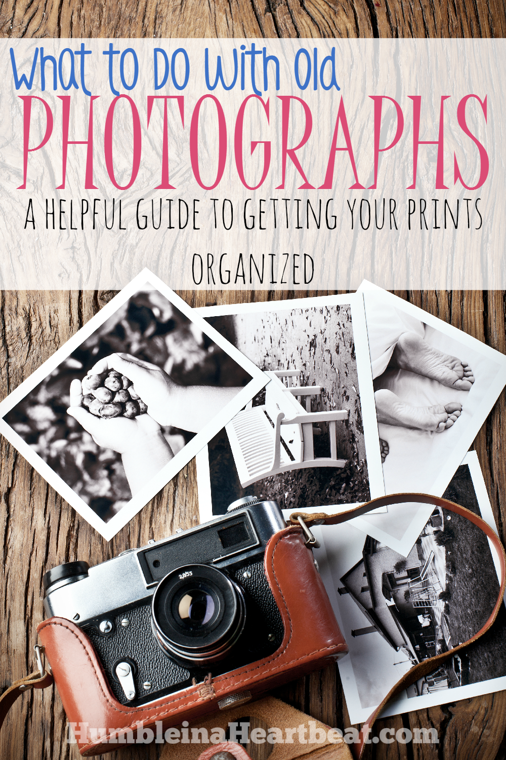 If you've got a box (or several boxes) of pictures in your basement, you need to organize them! This post will motivate you and teach you how to get those pictures out of that basement and out where you can enjoy them!