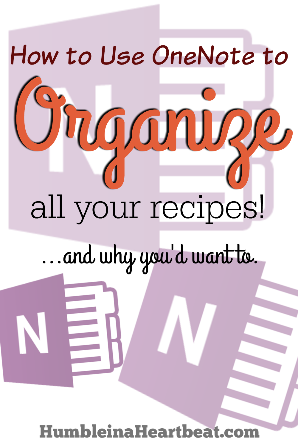 Are all your recipes floating around without much organization? How about getting them all in one place so you never have to search for your favorite Chocolate Chip Cookie recipe ever again? Here's how to use Microsoft OneNote for getting your recipes organized so you can search less and cook more!