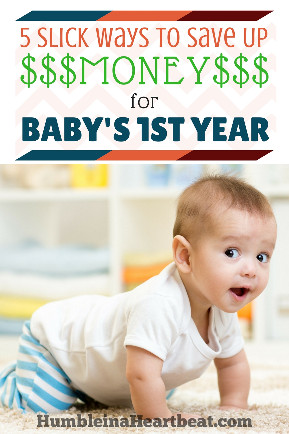 Don't put off having a baby just because of the money! Here are 5 of the best ways to save money for all the expenses you could incur in your baby's first year. There's no harm in having a plan!