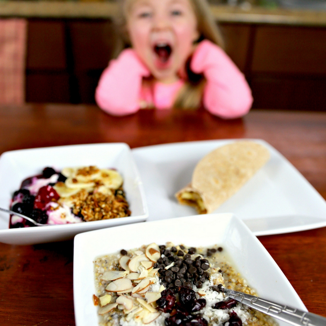 You can definitely eat nutritious breakfasts without spending tons of time in the kitchen. Check out these 3 frugal, easy, and totally yummy breakfast options that kids absolutely LOVE!