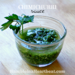 Everyone has their own recipe for Chimichurri sauce, but this one is just like how they make it in Argentina.