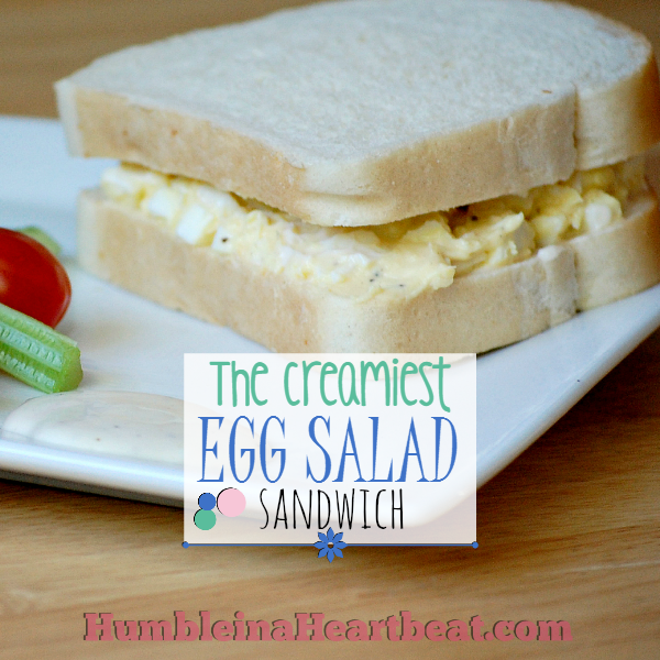 The Creamiest and Best Egg Salad Sandwich | This sandwich is so yummy and very cheap. It's the miracle whip and one special technique that make this the best sandwich!