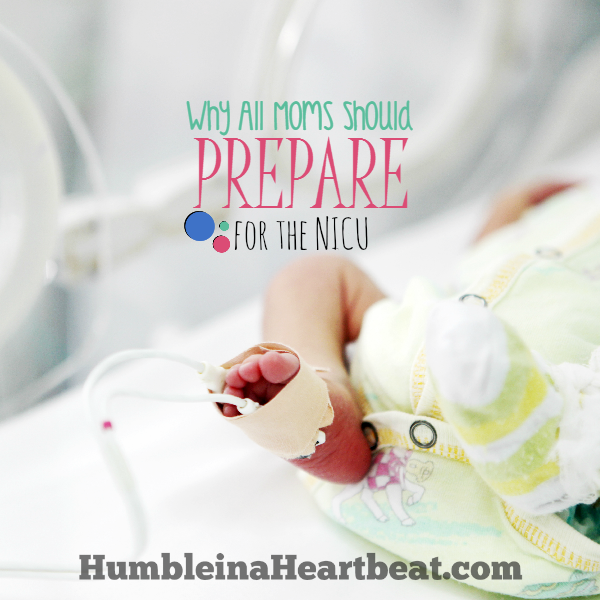 Babies can go to the NICU soon after birth for a myriad of reasons. Even if you don't think your baby will need to go there, you should at least prepare for it.