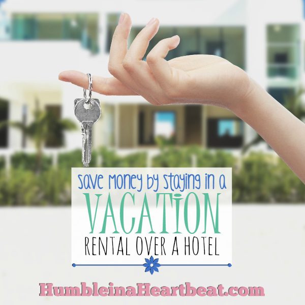 If you enjoy traveling, but you don't enjoy spending lots of money, look for a vacation rental and see if you can't save. They can be more affordable than staying at a hotel and they're so much more comfortable!