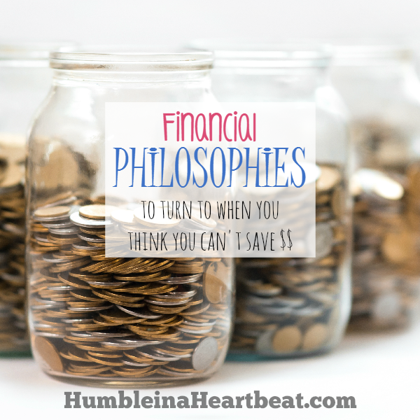 Saving money comes easier to some people, but probably because they have adopted a few of these financial philosophies to help them save more. Are you willing to change so you can put more away?