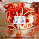 The Most Perfect Tomato Onion Salad