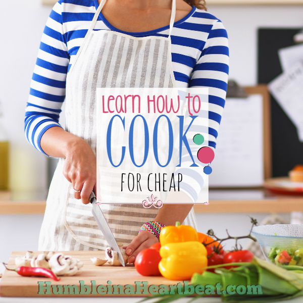 There are so many ways you can learn how to cook from the comfort of your own home. All of the resources mentioned are either free or extremely cheap.