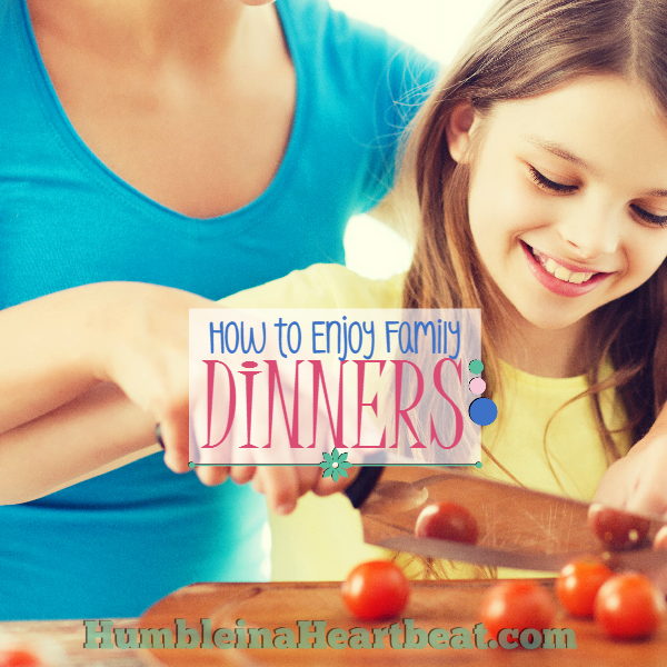 A relaxing and enjoyable family dinner starts in the kitchen. If you are taking time to enjoy the cooking part, you will start to have a wonderful experience at the dinner table, even with kids!