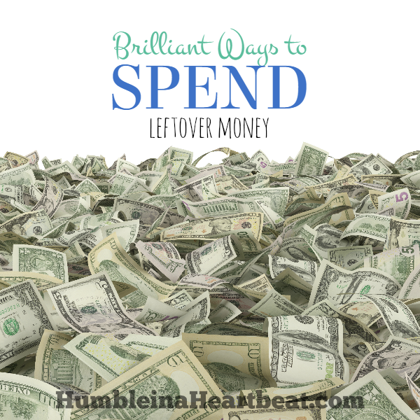 When you have leftover money each month, what do you do with it? These ideas are absolutely brilliant because they each improve your way of life without adding clutter.