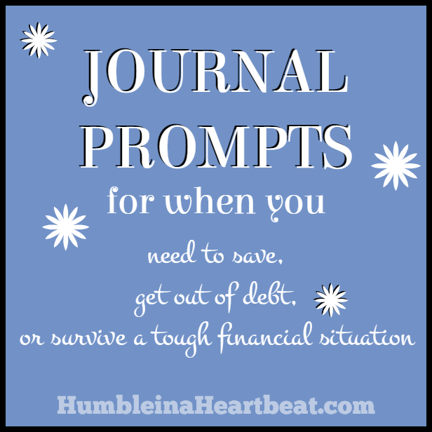 Can you get through a spending freeze without digging deep and finding out more about you and your relationship with money? Sure, but I find it easier when I can write my thoughts down. Here are awesome journal prompts to help you when you need them.