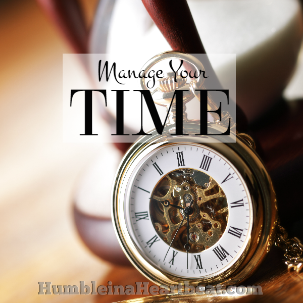 Time is a lot like money only, once you use it, you won't get it back. Here are 6 great ways to start managing your time!