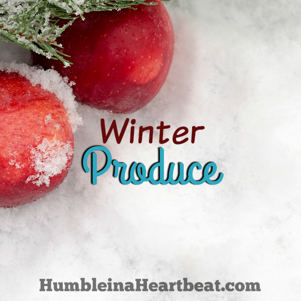 Buying in season not only saves money, but it tastes better, too! If you'd like to add more variety to your family's meals, be sure to reference this list of produce that is in season in winter.