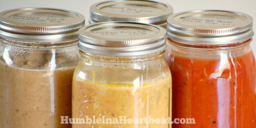 Ever tried freezing soup in a glass jar and wound up with cracked jars? Follow these amazing tips for freezing and thawing soup in mason jars and you won't find any more cracks. Promise!