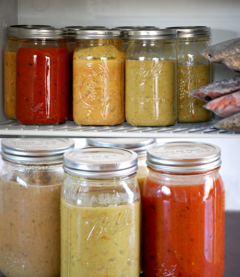 Ever tried freezing soup in a glass jar and wound up with cracked jars? Follow these amazing tips for freezing and thawing soup in mason jars and you won't find any more cracks. Promise!