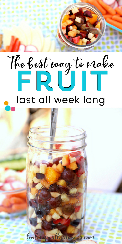 Few things in life are better than having healthy food ready when you need it most. That’s why fruit salad in a jar is so genius. Keep a jar of fruit salad in the fridge at all times and your family will have no option but to eat it!