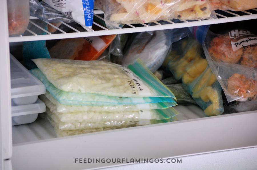 The single best thing you can do to speed up your cooking process is keeping onions in the freezer. I’m not even kidding! Learn all about how to freeze onions now so you can get dinner on the table faster!