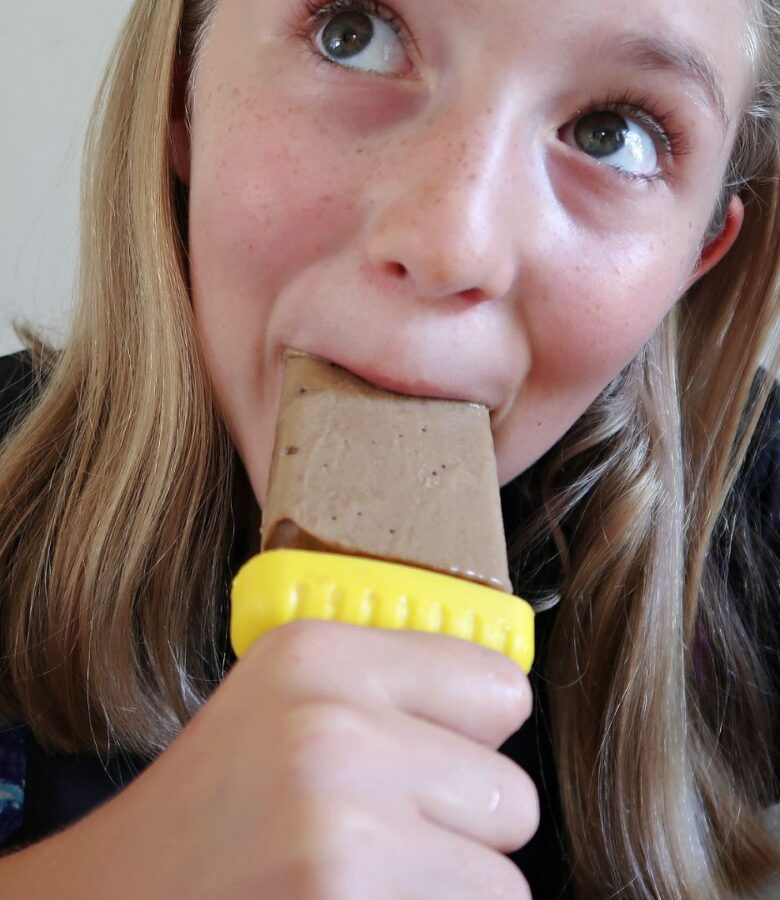 Healthy homemade popsicles? What is that? These avocado fudgesicles contain only WHOLE ingredients and kids love them!