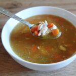 Pumpkin Chicken Soup is not only super easy to make with food you already have on hand but it packs a punch of nutrition for your family for lunch or dinner!